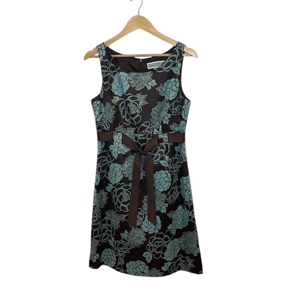 Y2K Jessica Howard Satin Floral Dress, 10 - Picture 1 of 5